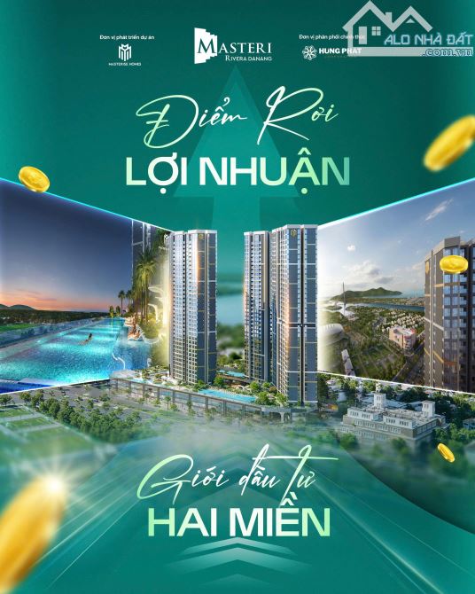 Nhanh 5 căn ĐỘC QUYỀN 2PN Masteri Đà Nẵng, Vận hành cho thuê 30 triệu/tháng. CK lên 17% - 6