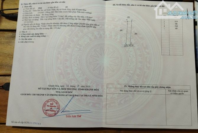 Bán Lô Đất Ninh Thân - Ninh Hòa Giá Chỉ 499 Triệu - 6