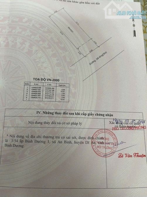 đất 75m2 3ty950 TL cách đường Hai Bà Trưng Nối Dài 15m p.Đông Hòa Tp.Dĩ An - 6