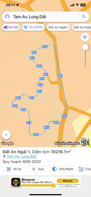 LÔ ĐẤT VƯỜN CỰC RỘNG NGAY CHÂN NÚI XÃ LONG ĐIỀN -TP HCM 📐Diện tích 13000m2 mặt tiền đường - 6