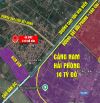 BÁN ĐẤT 60.5m2 ô tô đỗ cửa rẻ nhất Đoàn Xá đón sóng Cảng Nam Hải Phòng