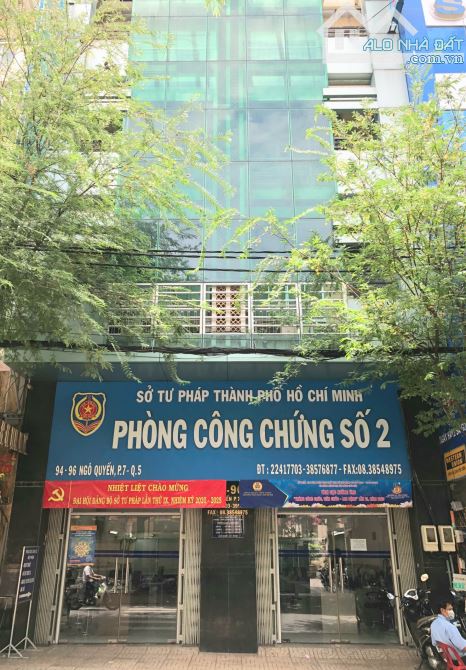 Bán mặt tiền Ngô Quyền - An Điềm gần phòng CC số 2 (DT: 7.5 x 17m, 4 tầng) quận 5 - 46 tỷ