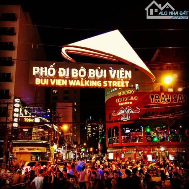 Siêu phẩm dòng tiền Bùi Viện Q. 1- Mặt tiền 4x17m- 3 tầng- HĐT 190 triệu/tháng-Giá 60 tỷ