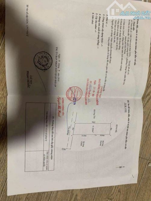 BÁN ĐẤT RỘNG NGÕ 228 CÁT LINH TRÀNG CÁT