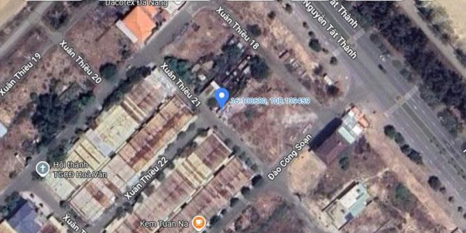 ⚡ Bán đất đường Xuân Thiều 21, Phường Hòa Hiệp Nam, Quận Liên Chiểu, DT: 70M2, GIÁ 3.5 TỶ