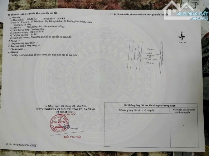 Đất mặt tiền Đường 5m5 Bàu Năng 12. Cạnh Hoàng Thị Loan. Cách Biển 500m. S= 90m2 4.55 tỷ