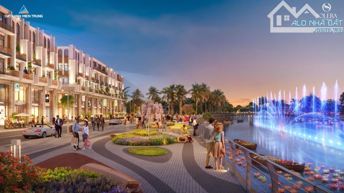 Giỏ hàng 4 căn liền kề view công viên, view sông dự án Solera Quy Nhơn