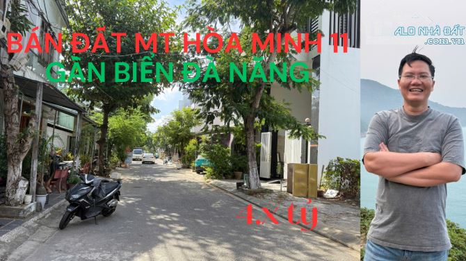 Lô đất MT Hòa Minh 11, cách biển 800m, đầy đủ tiện ích, giá tốt,