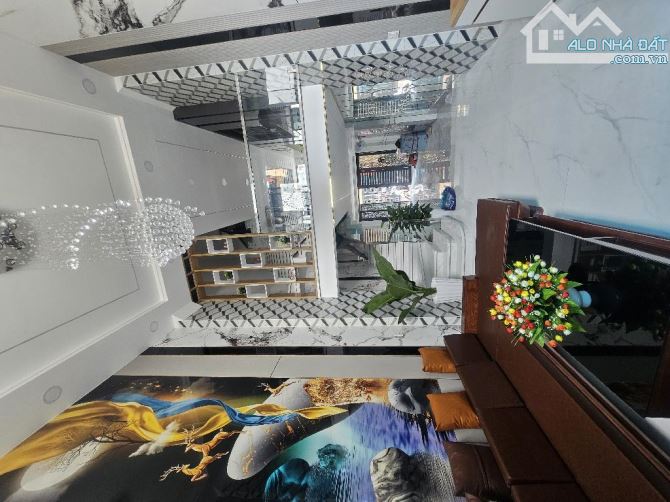 Nhà Đẹp 6 tầng full nội thất,  hẻm xe hơi 60m2 Phan Huy Ích 8,99 Tỉ