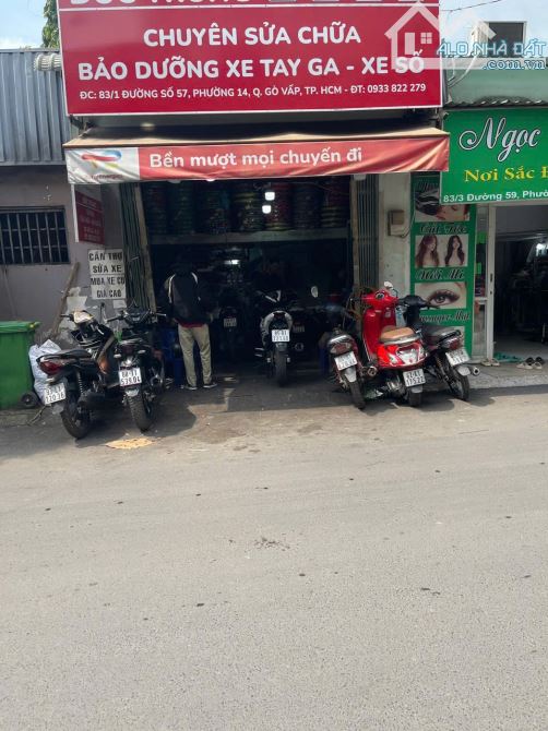 Nhà mặt tiền kinh doanh p14 gò vấp 1ty450 - 1