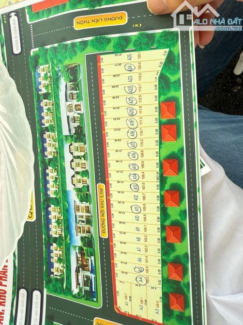 bán đất phân lô-f0 giá đầu tư hoà thạch ,giá23 triệu /m2 sẵn sổ hồng - 1