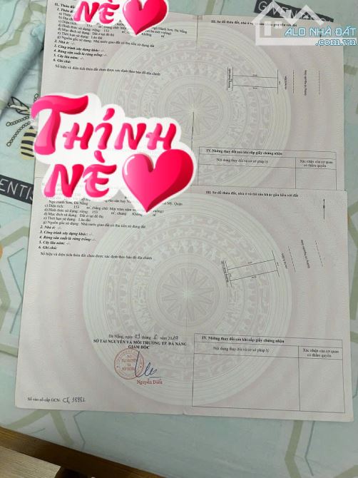 Bán 2 lô liền kề. Võ Nguyên giáp.giá rẻ. Khu vực nhiều căn hộ khách sạn. Đối diện biển - 1