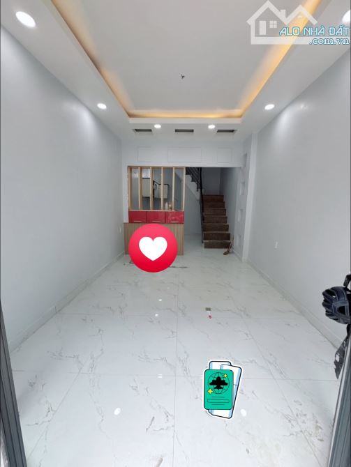 BÁN NHÀ MỚI 3 TẦNG HẺM XE HƠI Hoàng DIỆU Q.4 NHỈNH 6TY - 1