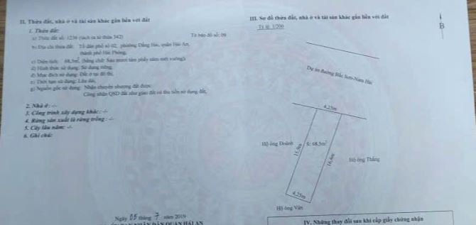 QUÁ RẺ 4.8 tỷ Sở hữu lô đất mặt đường Bùi Viện - Hải An - Hải Phòng - 1