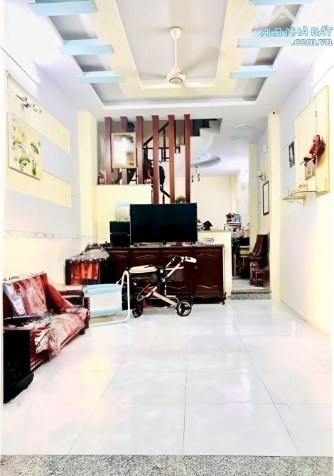 HẺM XE HƠI ĐƯỜNG SỐ MÃ LÒ 4 TẦNG 4M14M NỞ HẬU NHẸ Chỉ 5.58 TỶ - 1