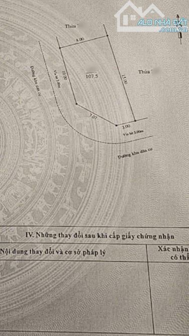 Bán lô đất góc đẹp mặt phố Tôn Thất Thuyết, KĐT Tuệ Tĩnh, Tây Hải Phòng, 107.5m2, 7.x tỷ - 1