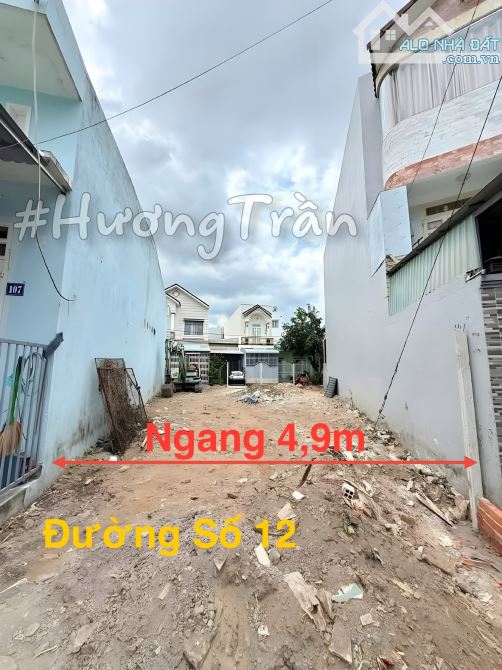 BÁN NỀN BIỆT THỰ 2 MẶT TIỀN (trước sau) Đường Số 12 và 12A, KDC CỒN KHƯƠNG - 1