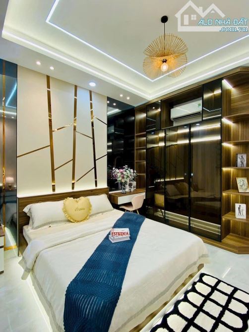 Nhà 5 tầng FULL NỘI THẤT đường SỐ 3, phường 9 Quận Gò Vấp DT 58,2m2 (4x15) đường thông 10m - 12