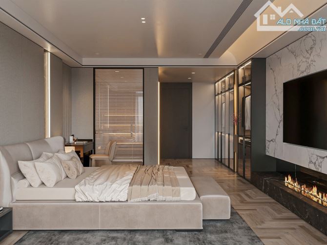 Bán nhà phố Nguyễn Văn Cừ 34m 7 tầng, mặt tiền 4m., Ngõ thông.Ga ra ô tô.tặng nội thất - 2