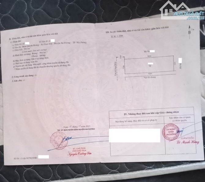 Chuyển nhượng lô đất 2 mặt thoáng tọa lạc mặt đường Quỳnh Hoàng, Nam Sơn - 2