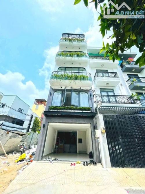 Ban nhà mới Full Nội thất hẻm 8m Huỳnh Tấn Phát, Q7, Dt 4x16m, 4 lầu. Giá 12,5 tỷ - 2