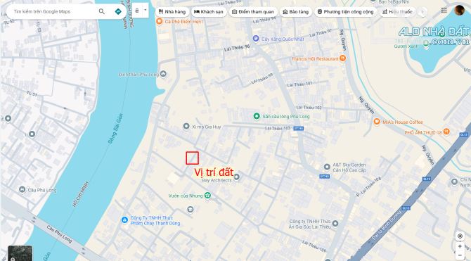 Bán đất 5x54m, mặt tiền Lái Thiêu 103 p. Lái Thiêu gần sông sài gòn - 2