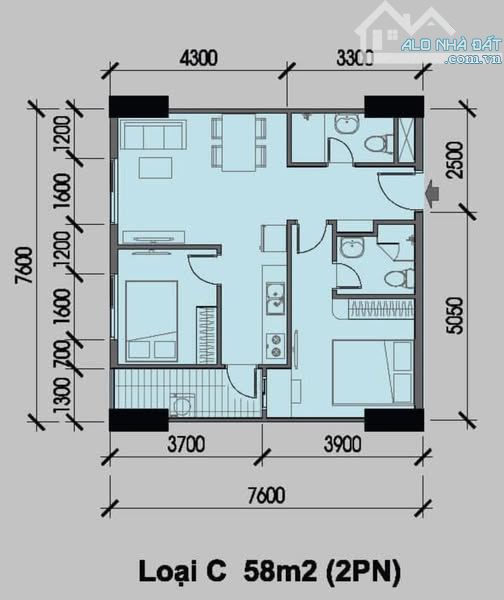 Bán gấp  hộ Bcons Dĩ An 2pn2wc full nội thất view công viên, hồ bơi nội khu - 2