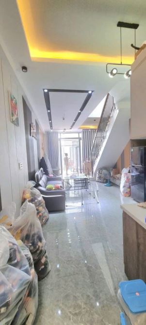 nhà 1 trệt 1 lầu mới đẹp, full nội thất, hẻm liên tổ 1-2 đường nguyễn văn cừ - 2