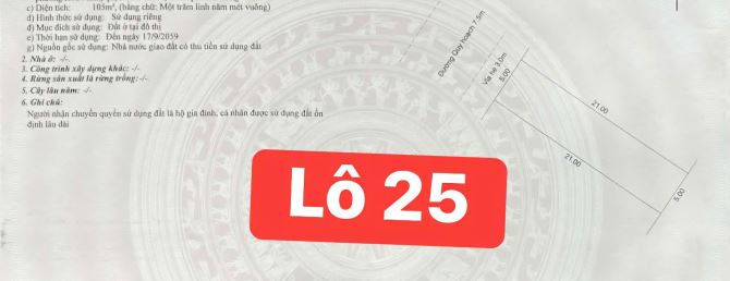 Chào bán Cặp đất ĐẤT ĐẸP - TRẦN MINH TÔNG diện tích 210m2, ngang 10m, giá 14,2 tỷ - 2