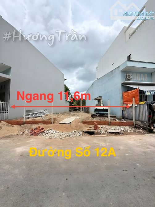 BÁN NỀN BIỆT THỰ 2 MẶT TIỀN (trước sau) Đường Số 12 và 12A, KDC CỒN KHƯƠNG - 2