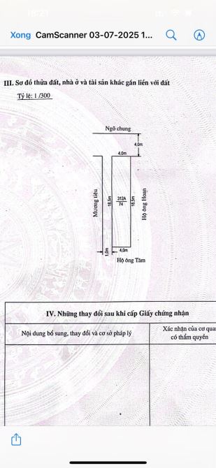 Bán đất tổ 6 thị trấn An Dương ô tô 74m2 (lô góc) - 3