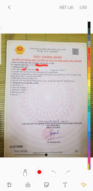 Bán 100m2 đất Minh Quyết, Khai Quang, Vĩnh Yên, giá: 1,9x tỷ - 3