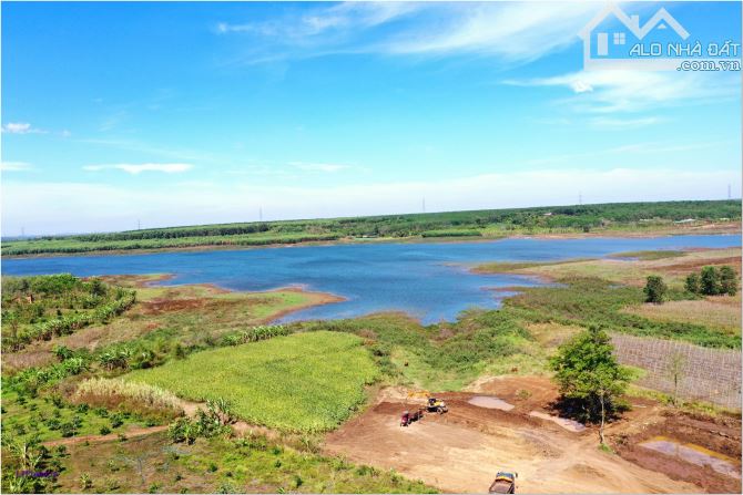 1,500m2 Full hồng,  Giáp hồ cầu mới tuyệt đẹp, nghỉ dưỡng tuyệt vời, gần sân bay Long - 3