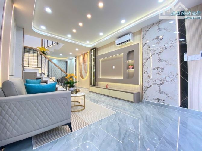 Chủ gấp-bán nhà đẹp full nội thất- DTSD 72m2- gần mặt tiền Phạm văn Chiêu Gò vấp - 3