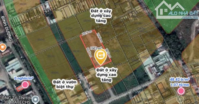 LÔ ĐẤT GIÁ HẠT DẺ CHẠM LÀ CHỐT - XÂY DỰNG TỰ DO - DIỆN TÍCH 54M. - 4
