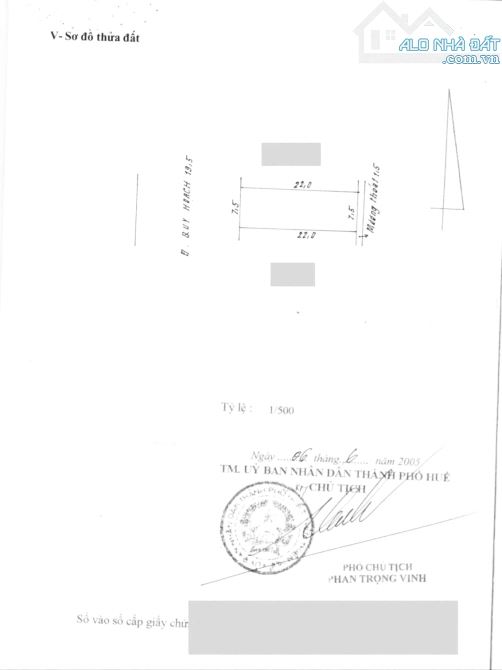 Bán mặt tiền Trương Gia Mô, Phường Vỹ Dạ, Tp Huế - DT 165m2 - Ban 7,xx tỷ - 4