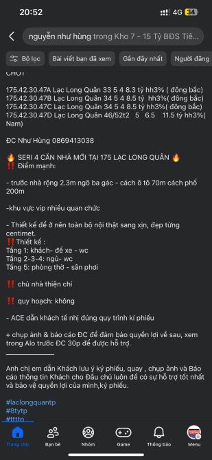 !!!chủ cần bán nhà cho con đi du học địa chỉ tại lạc long quân !!! - 5