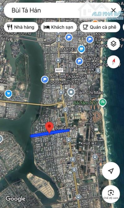 SIÊU VIP! BÁN ĐẤT TẶNG NHÀ 3 TẦNG 500M2 – 44,99 TỶ - MT BÙI TÁ HÁN - Q. NGŨ HÀNH SƠN - 5