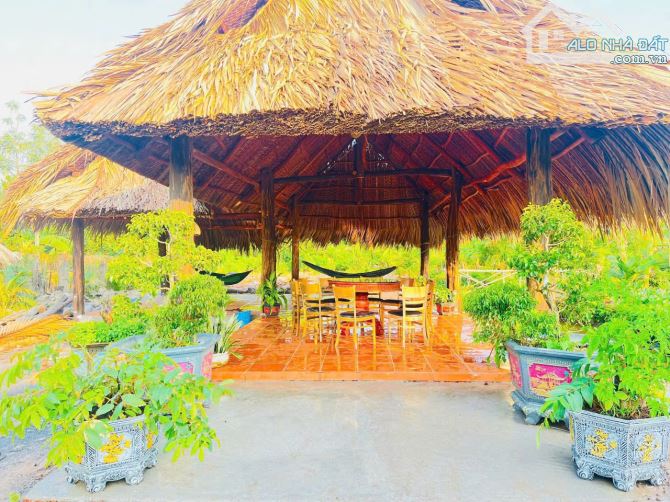 Bán gấp nền thổ nhà vườn Vĩnh Thanh Nhơn Trạch giá rẻ 4,6TY/1850M. SR chính chủ, đường 6m - 5