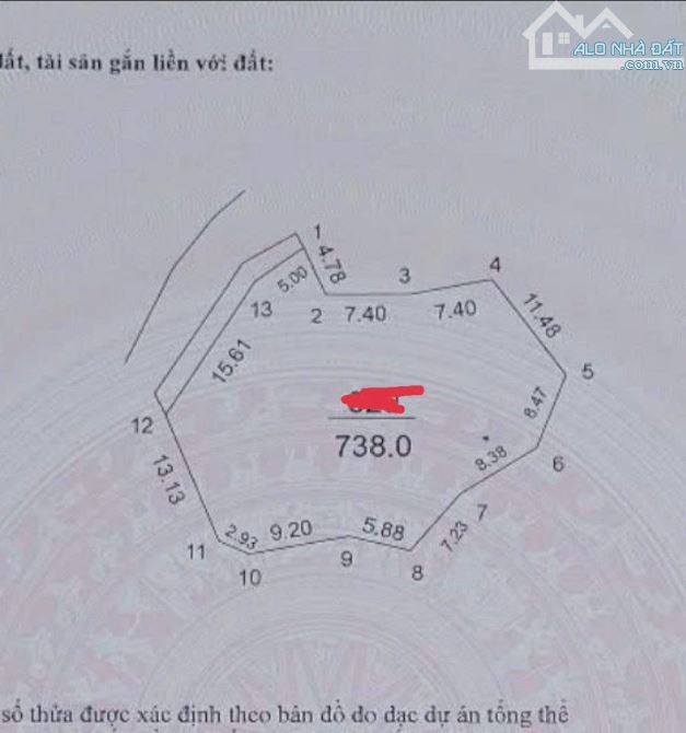 Bán 738m đất tại Chợ Chấu, Bắc Sơn, Sóc Sơn. Giá chỉ 3,2 tỷ - 6