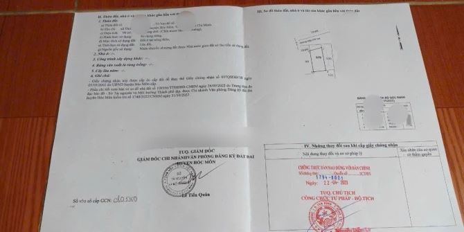 Bán nhà tại đường phạm thị giây,thới tam thôn,98m2,890 triệu,sổ hồng riêng - 7