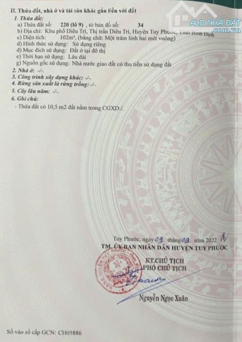 🏡Bán đất lô góc 102m2 Khu phố diêu trì,Thị trấn diêu trì,Tuy phước,Bình Định - 7