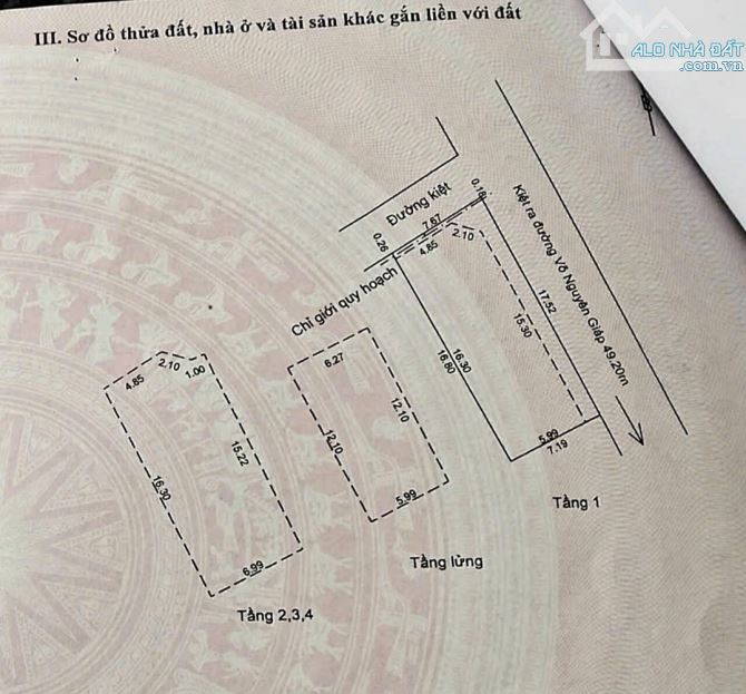 HÀNG NGON: TÒA CĂN HỘ ĐÀ NẴNG góc 2 MẶT kiệt sát VÕ NGUYÊN GIÁP: 7,67 x17,5m 4 TẦNG - 7