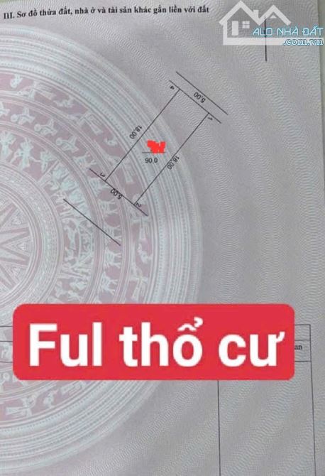 BáNhà cấp 4 Trục Chính KD-Đường Quang Minh-Chi Đông-Mê Linh-HN 📕DT=90m-- MT=Hậu=5m 🌻Đườn