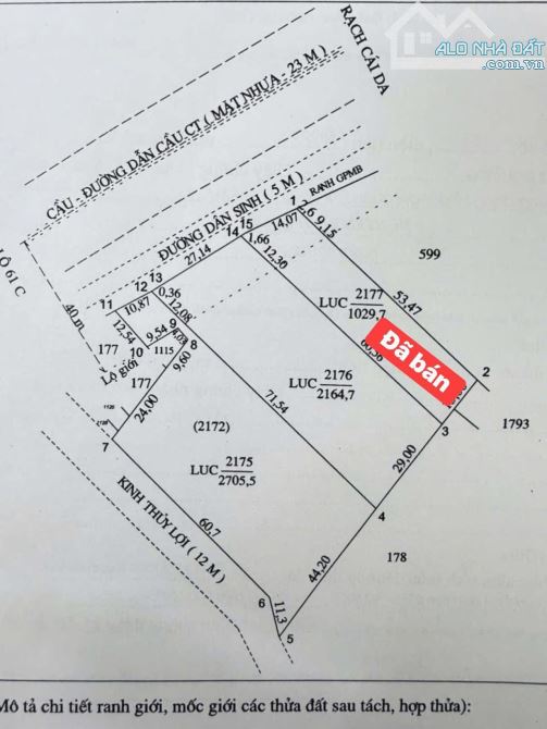 BÁN NỀN ĐƯỜNG SONG HÀNH QUỐC LỘ 1A, CÁI RĂNG, CẦN THƠ