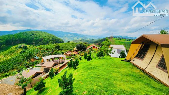 Chuyển nhượng lại Khu nghỉ dưỡng đang kinh doanh, tại Lâm Hà, Lâm Đồng, view đồi núi trên