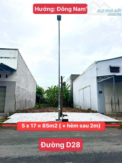 NẮM CHÍNH CHỦ BÁN NỀN ĐƯỜNG D28 KHU HỒNG LOAN