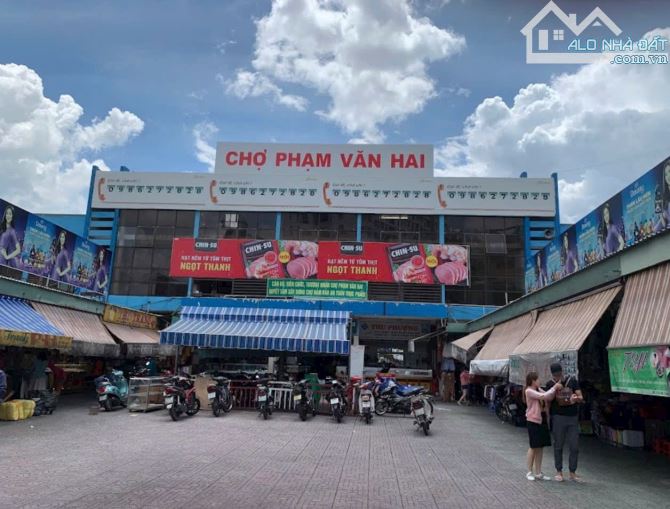 Nhà mặt tiền KD Tân Bình-Đường 8M-Ngay Chợ Phạm Văn Hai-P2-68m2 nở hậu-4/4,2x17-4tầng - 1