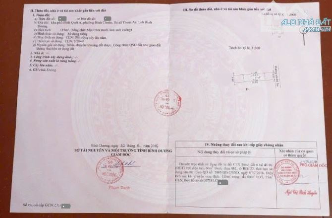 Bán nhà cấp 4 (4.6x25m), hẻm Bình Chuẩn 74 p.Bình Chuẩn gần chợ Bình Chuẩn - 1