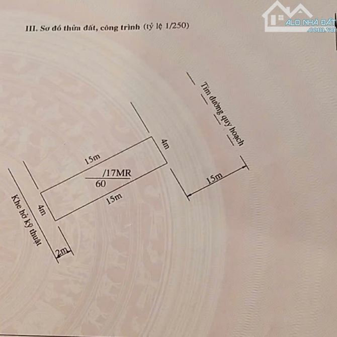 Hàng độc nhất 60m2 mặt đường đôi lô 16-17 Lê Hồng Phong - Đông Bắc - 6,6 tỷ thoả thuận - 1